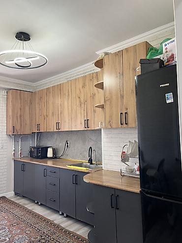 flat osh: 2 комнаты, 60 м², Городская больница №4 (ул. Айни) 4 этаж, Евроремонт — 6