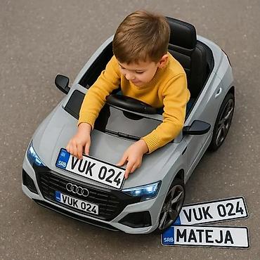 traktor igracka za decu: Dečiji električni automobil – licencirani Audi stil, siva boja - — 10