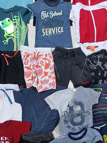 patike do 5000 dinara: Veliki paket dečije garderobe za dečaka (otprilike 4–5 god preko 40 — 5