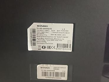 tv 107: SHIVAKI TV LED US43H3403, 43" Texniki xüsusiyyətlər: - Ekran: 43" LED — 2