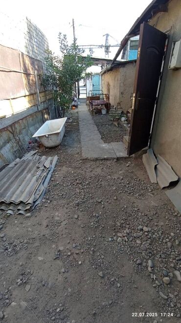 снять частный дом недорого: 40 кв. м, 1 бөлмө, Унаа токтотуучу жай, Забор, тосулган