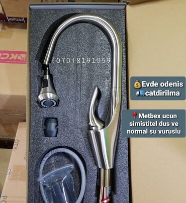 Mətbəx kranları: Metbex ucun simistiteler moykalar Her nov model movcutdur Hamam ucun — 13