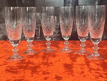 Наборы посуды: Набор бокалов из стекла/хрусталя. - Комплект №1: 6 высоких бокалов на — 1