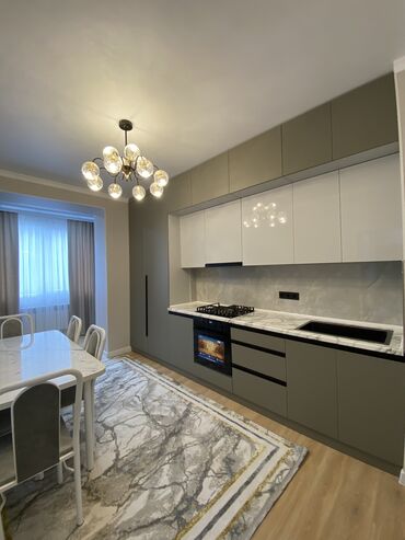 ош квартиралар: 2 комнаты, 63 м², Индивидуалка, 3 этаж, Дизайнерский ремонт
