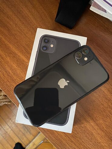 Apple iPhone: IPhone 11, 64 GB, Black Titanium, Simsiz şarj, Face ID