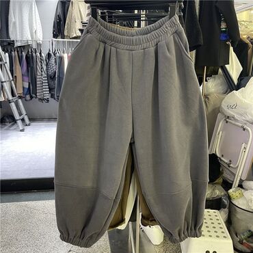 брюки женские черные: Карго, Осень-весна, 3XL (EU 46)