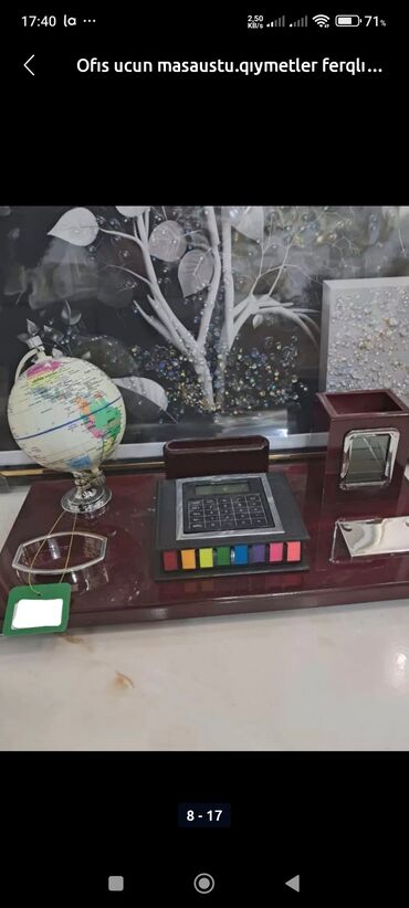 Masaüstü dəstlər: Ofis və iş otaqları üçün masaüstü dəst.tek və komplekt şəkildə — 16