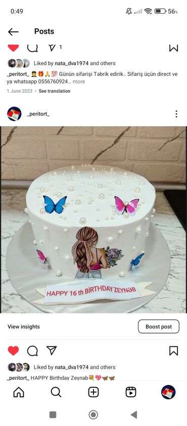 Tortlar: Hər növ tortların ve şirniyyatlarin sifarişi Ünvan Razin Whatsapp -da lalafo.az — 15 Tortlar: Hər növ tortların ve şirniyyatlarin sifarişi Ünvan Razin Whatsapp — 15