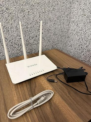 modem tenda: Tenda Wi‑Fi router Xüsusiyyətlər: - 3 ədəd xarici antena – geniş — 3