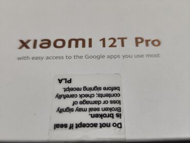 игровой телефон: Xiaomi, 12T Pro, Б/у, 256 ГБ, 2 SIM