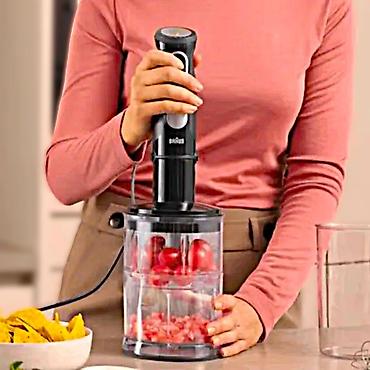 блендер браун: №: 1533 Məhsulun adı: Blender Braun MQ55254MBK, qara Brend: Braun — 3
