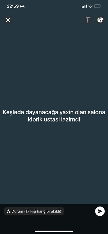 mebel usdası: Salona kiprik ustasi lazimdi esasda tez işlemeyi bacarsin