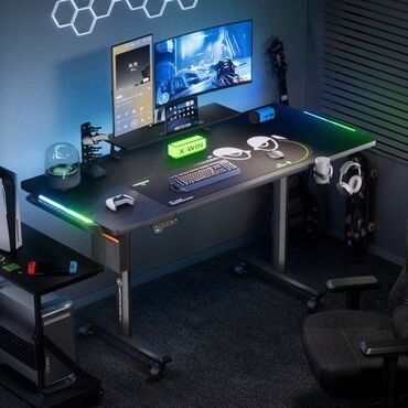 игравой кресла: **Razer PRO Gaming стол! RGB жарык, электр жөндөө, АлыпБерден! 🎮⚡**