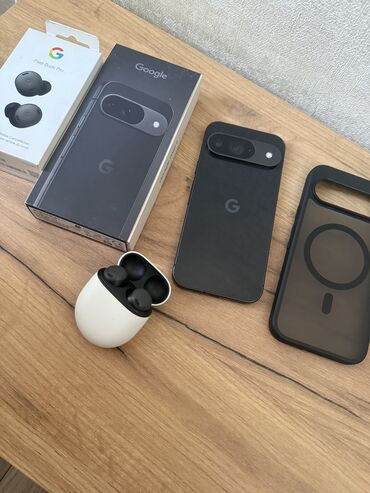 цум телефон: Google Pixel 9, Колдонулган, 128 ГБ, түсү - Кара, 1 SIM, eSIM