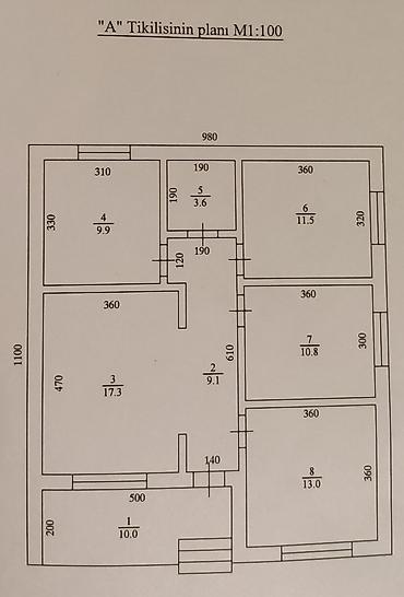 lokbatanda satılan evlər 2021: Buzovna 4 otaqlı, 107 kv. m, Yeni təmirli — 8