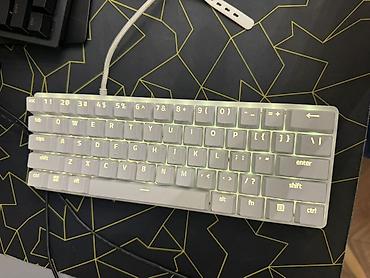 qaz sobasi ve qiymeti: Razer Huntsman Mini – 60% optik gaming klaviaturası (Mercury rəngi) - — 2