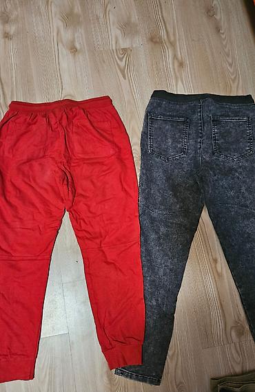 Pantalone: Donji deo trenerke i pantalonice u fazonu treneke, veličina 164. Cena — 3