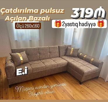 ucuz divan: Künc divan, Yeni, Açılan, Bazalı, Parça, Pulsuz çatdırılma — 1
