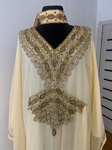 абайка это: Вечернее платье, Длинная модель, С рукавами, Камни, 4XL — 2