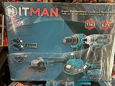 Ostali akumulatorski alati: Set aku alata 3u1 HITMAN brusalica,srafilica,odvijac Brusilica 62V — 9