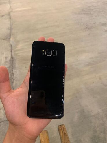s8 night perfume: Samsung Galaxy S8, 64 GB, rəng - Qara, Barmaq izi, Face ID