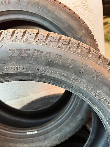 тайрот бу: Шины 225 / 50 / R 17, Зима, Б/у, Пара, Continental — 5