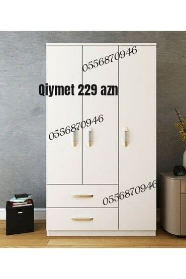 Dolablar: Yeni, Kupe, 2 qapılı Düz dolab, Qarderob, paltar dolabı, Azərbaycan — 7
