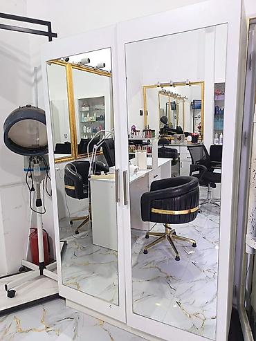 Салонная, медицинская мебель: Güzgülü salon dolabı – peşəkar gözəllik salonları və bərbərxanalar — 2
