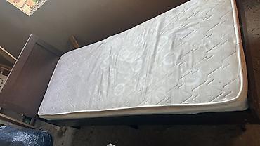 bunk bed: Односпальная кровать, Б/у, С матрасом, длина - 190 см — 2
