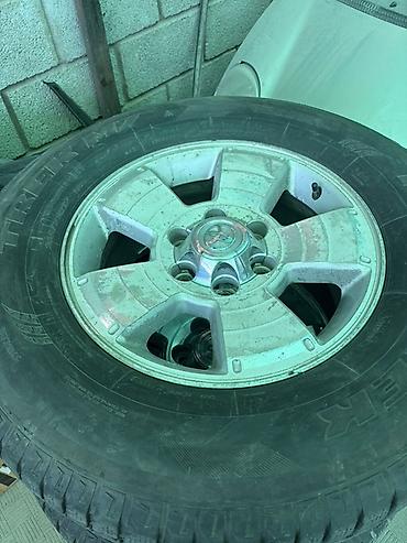 Колеса в сборе 265 / 70 / R 17, Зима, Б/у, Комплект, Внедорожные (АТ/МТ), Литые, отверстий - 6 at lalafo.kg Колеса в сборе 265 / 70 / R 17, Зима, Б/у, Комплект, Внедорожные (АТ/МТ), Литые, отверстий - 6