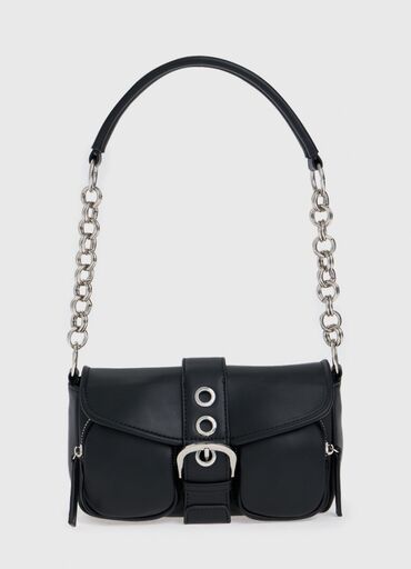 чёрная сумка: ✨Очень стильная сумка на плечо с люверсами отличного качества ✨ Цвет