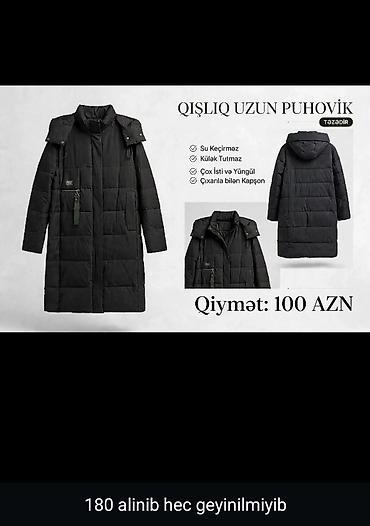 ghost of yotei: Qışlıq uzun puhovik – qara rəngdə, kapüşonlu model. Xüsusiyyətlər: - — 1