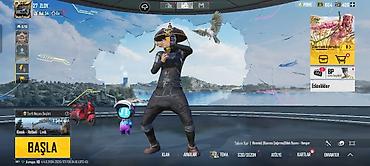 Video oyunlar üçün aksesuarlar: - Platforma: PUBG Mobile - Lvl: 27 - Klan: aktiv (ekranda görünür) - — 1