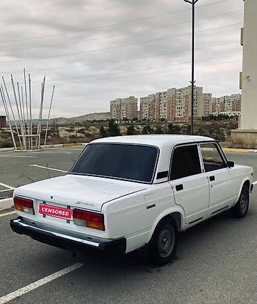 alpine yag: VAZ 2107 – klassik 4 qapılı sedan Xarici görünüş: - Rəng: ağ - — 5