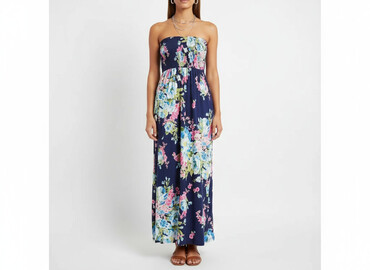 sukienki na wesele dla puszystych z dużym brzuchem i biustem: Sukienka damska, rozmiar S