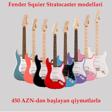 запчасти на велосипед: Elektron gitara, Fender, 6 sim, Yeni, Ünvandan götürmə, Pulsuz çatdırılma, Ödənişli çatdırılma