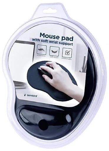 Druga oprema za računare i laptopove: Ergonomski podloga za miša sa gel naslonom za zglob – Gembird - — 1