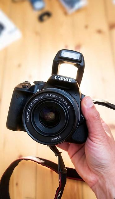 canon 60d: Canon DSLR fotoaparat + EF-S 18-55mm f/3.5-5.6 III obyektiv - Brend — 1