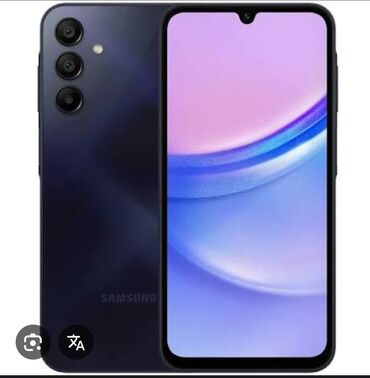 телефон нот 6: Samsung Galaxy A15, Б/у, 128 ГБ, цвет - Синий, 2 SIM