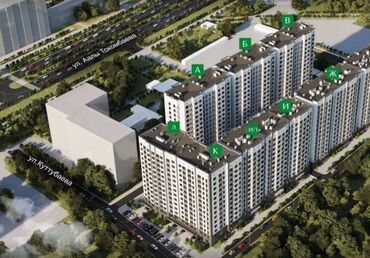 Продажа квартир: 2 комнаты, 77 м², Элитка, 6 этаж, ПСО (под самоотделку)