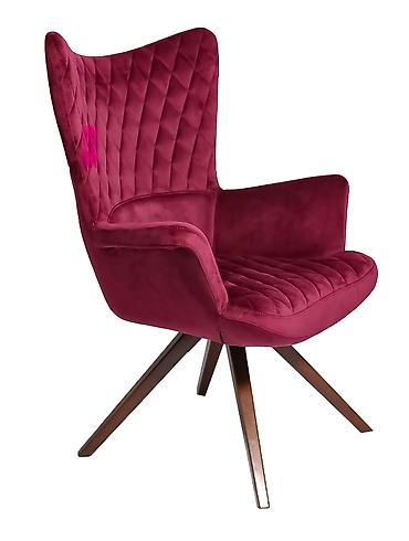 Kreslolar: Velvet kreslo – müasir dizayn - Parça: Yumşaq velvet üzlük, almaz — 7