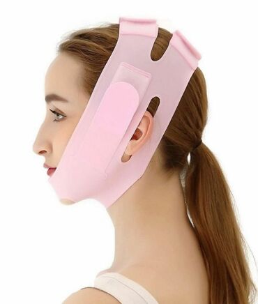 маска бандаж для лица: Косметический бандаж для подтяжки лица, подбородка предназначен