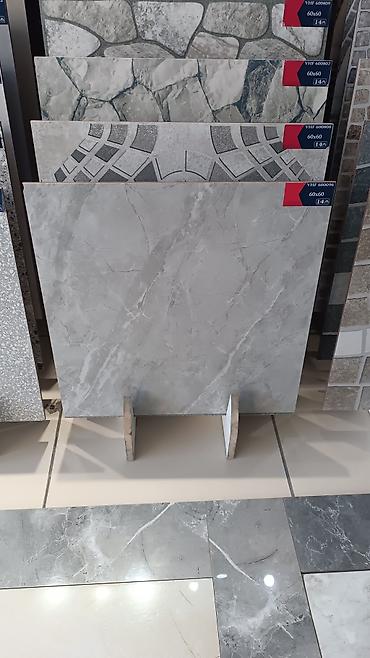 Kafel və metlax: Kafel. Metlax. Kermoqranitlər. 60x60 ölçüdə. Parlaq və mat modellər — 6