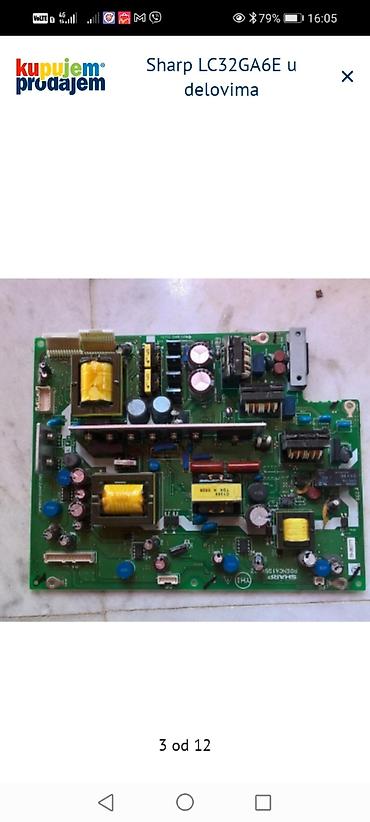 Aksesoari za TV i video: Sharp LC32GA6E – delovi Raspoložive originalne ploče i moduli za TV — 4