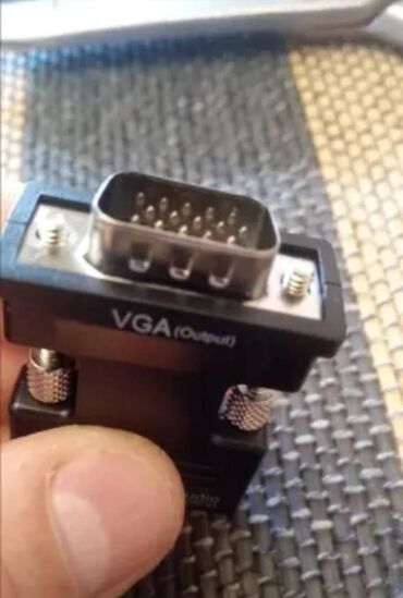 vga hdmi: HDMi dan VGA ya videosu və sesi çevirən adapter-perexadnik. 8 manat
