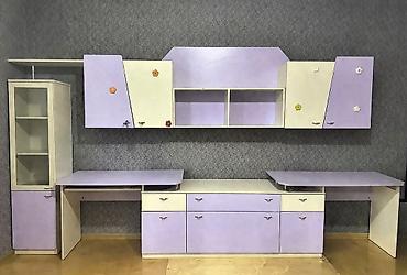 cilek uşaq mebeli: Uşaq/yeniyetmə otağı üçün modul mebel dəsti - Rəng: açıq bənövşəyi və — 1
