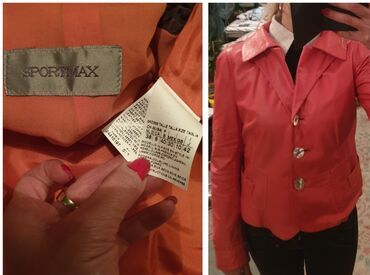 Ostale jakne, kaputi, prsluci: MAX MARA SPORTMAX original kožna jakna, model kao sako. Prelepa !! — 6
