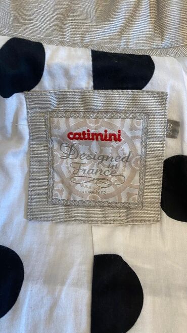 Plaşlar: Плащ-трснсформер Catimini производство Франция серого цвета с — 10