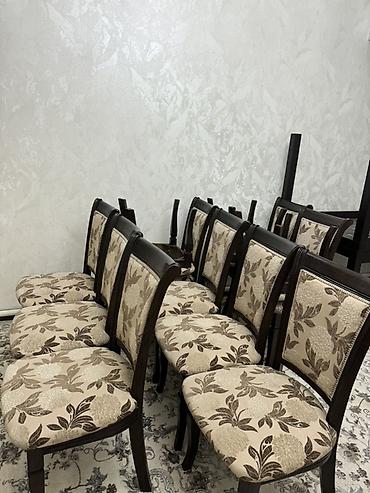древесный уголь: Набор обеденных стульев (15 шт.) (1шт. 1000сом) - Каркас из массива — 2