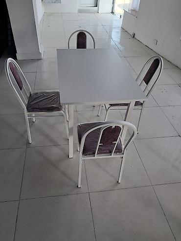 otracaqlar: Mətbəx üçün, Yeni, Açılmayan, Dördbucaq masa, 16 stul — 7